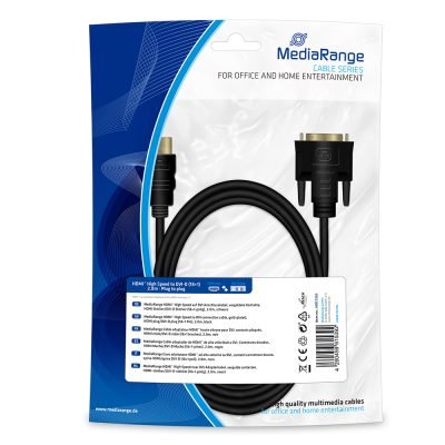 Καλώδιο MediaRange HDMI to DVI connection cable