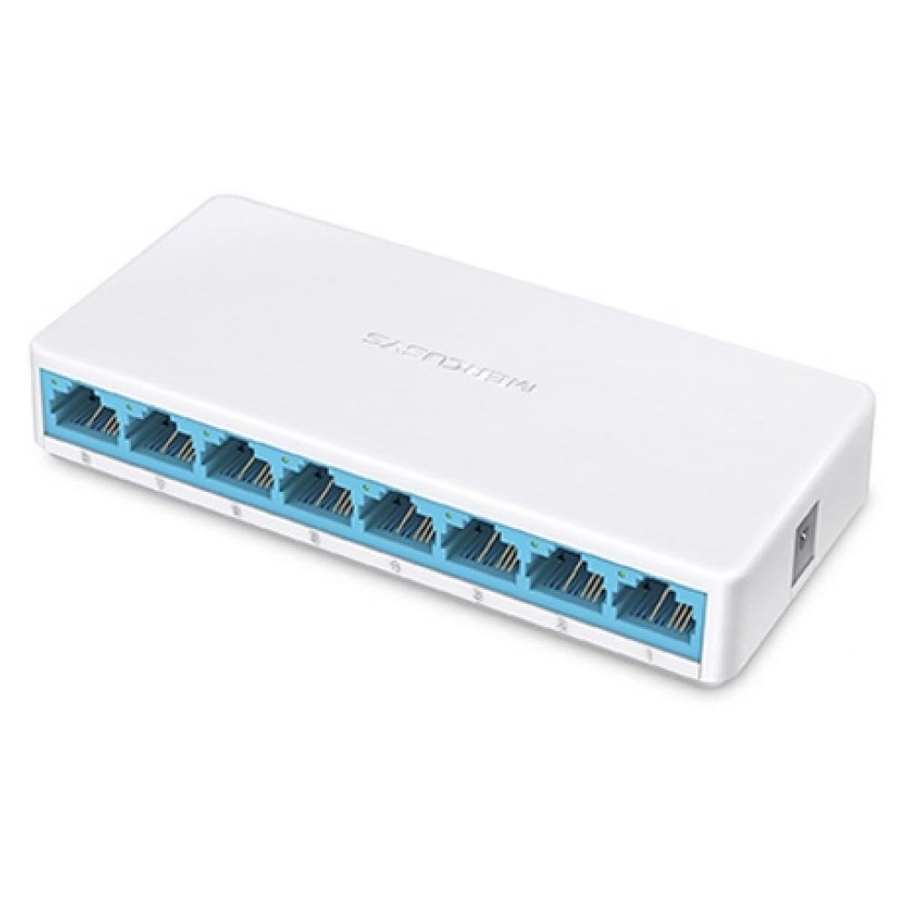0047493_0 Mercusys 8-Port 10/100Mbps Desktop Switch (MS108) (MERMS108)