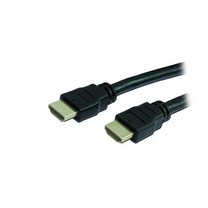 0009034_0 Καλώδιο MediaRange HDMI/HDMI Version 1.4 with Ethernet Gold-plated 1.5M Black (MRCS139)