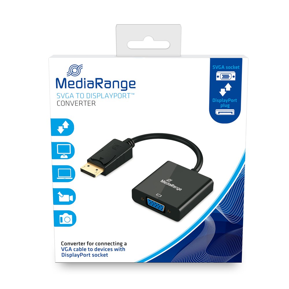 0019510_0 Καλώδιο MediaRange SVGA to DisplayPort converter