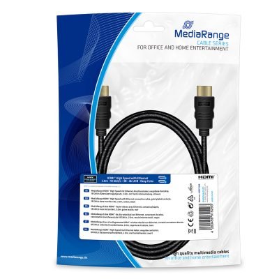 Καλώδιο MediaRange HDMI High Speed with Ethernet connection