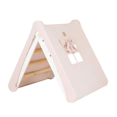 MeowBaby A house for children with a ladder60x61 cm folding into the room. Wood