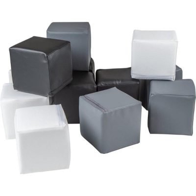 MeowBaby Soft Foam Building Blocks 15x15cm Cubes Certified