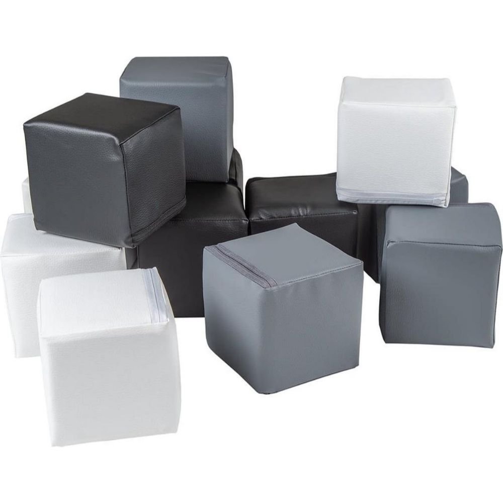 0061432_0 MeowBaby Soft Foam Building Blocks 15x15cm Cubes Certified