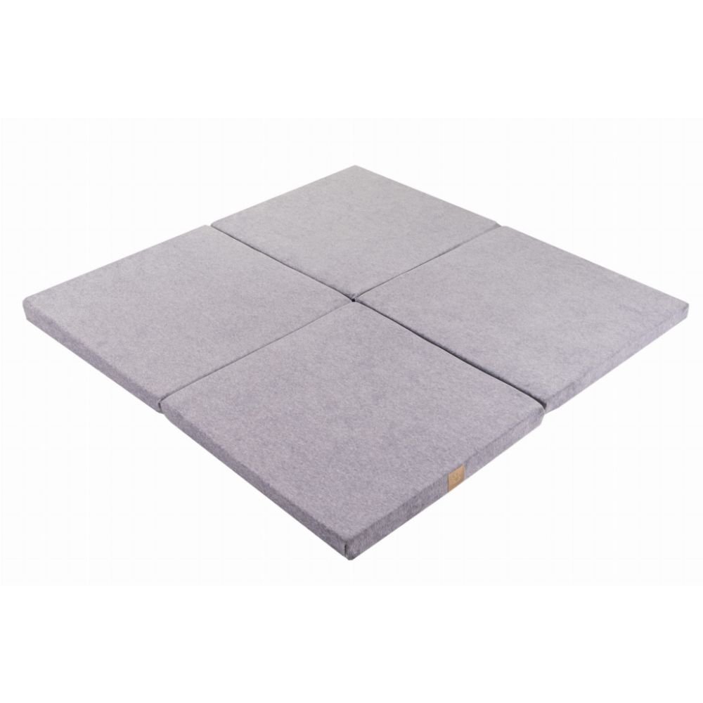 0061446_0 MeowBaby Light Grey Square Mattress 120x120cm (MATA008) (MEBMATA008)