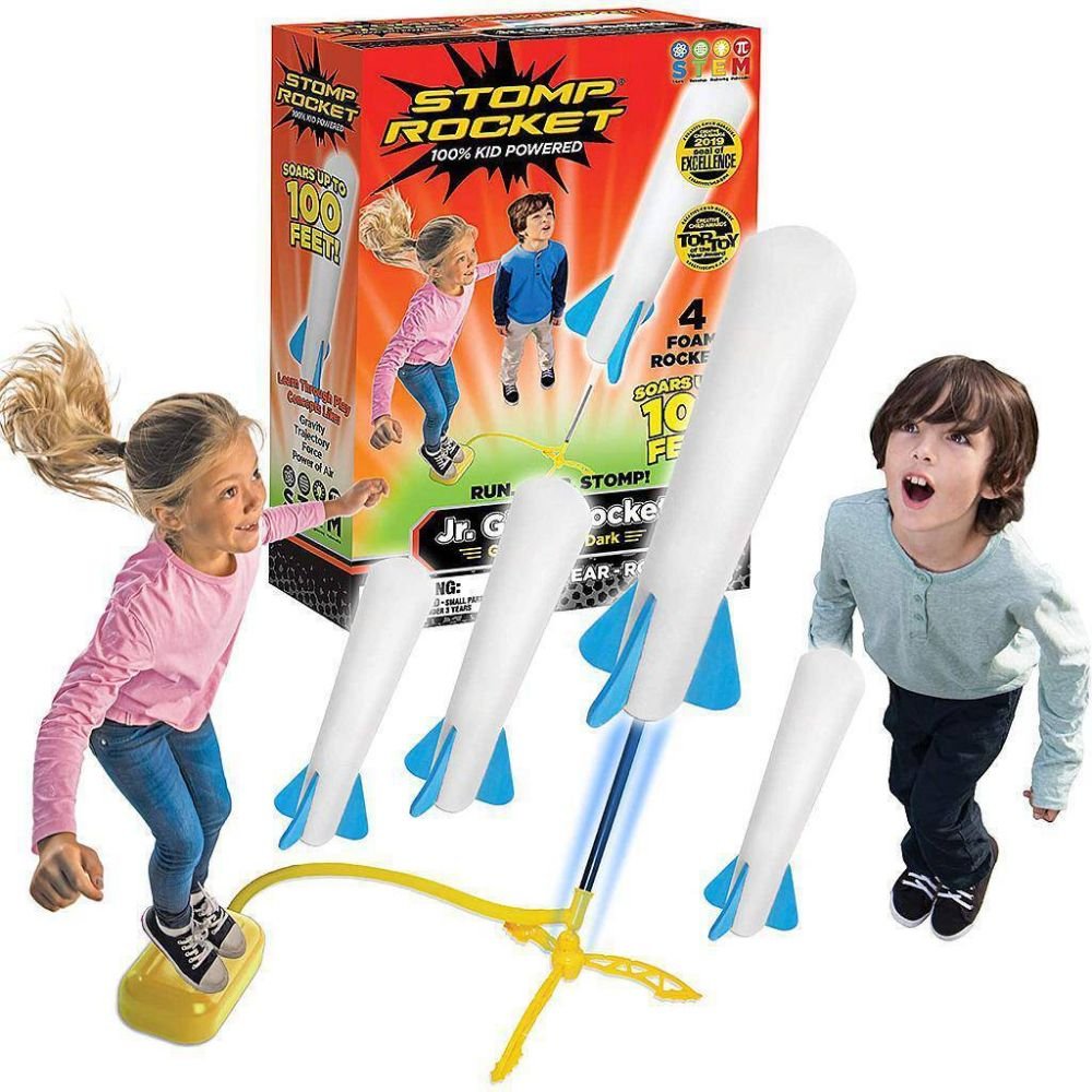 0062801_0 Stomp Rocket Jr. Glow 4 Rockets (SR100007) (STRSR100007)