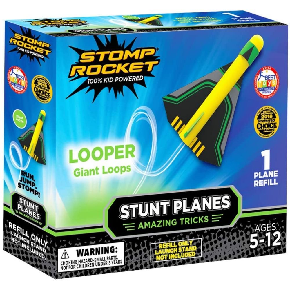 0062803_0 Stomp Rocket Stunt Plane Refill - 1 Looper Plane (SR100011) (STRSR100011)