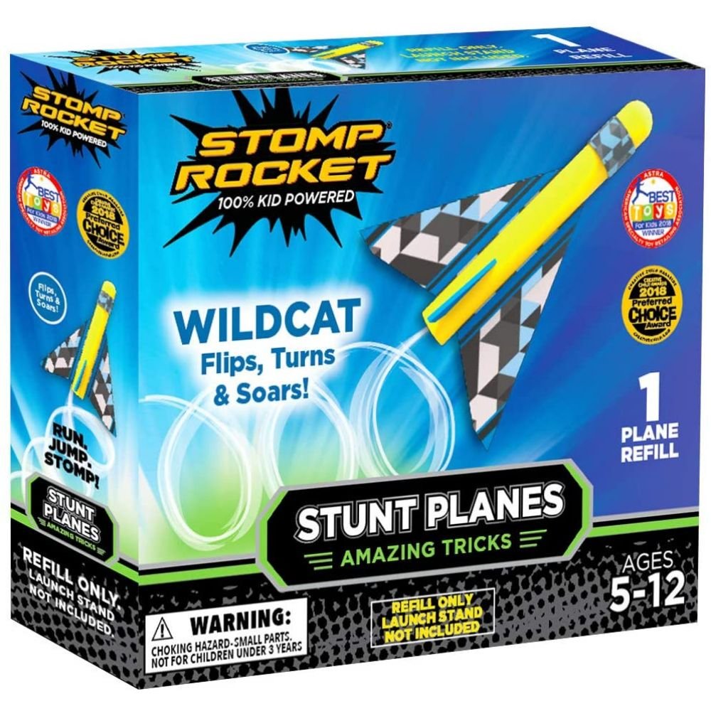 0062804_0 Stomp Rocket Stunt Plane Refill - 1 Wildcat Plane (SR100012) (STRSR100012)