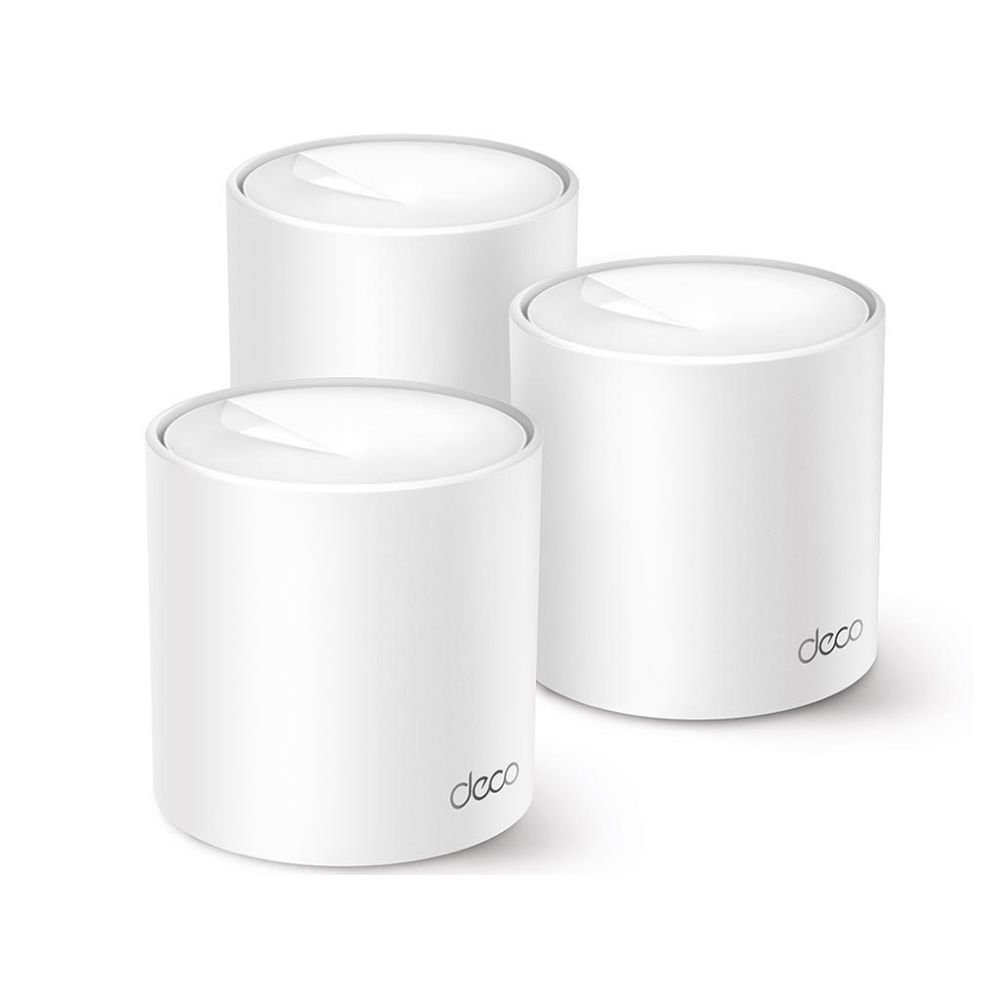 0063412_0 TP-LINK Deco X10 AX1500 Whole Home Mesh Wi-Fi 6 System Dual Band (2.4 & 5GHz) (DECO X10(3-PACK) (TPDECOX10-3PACK)