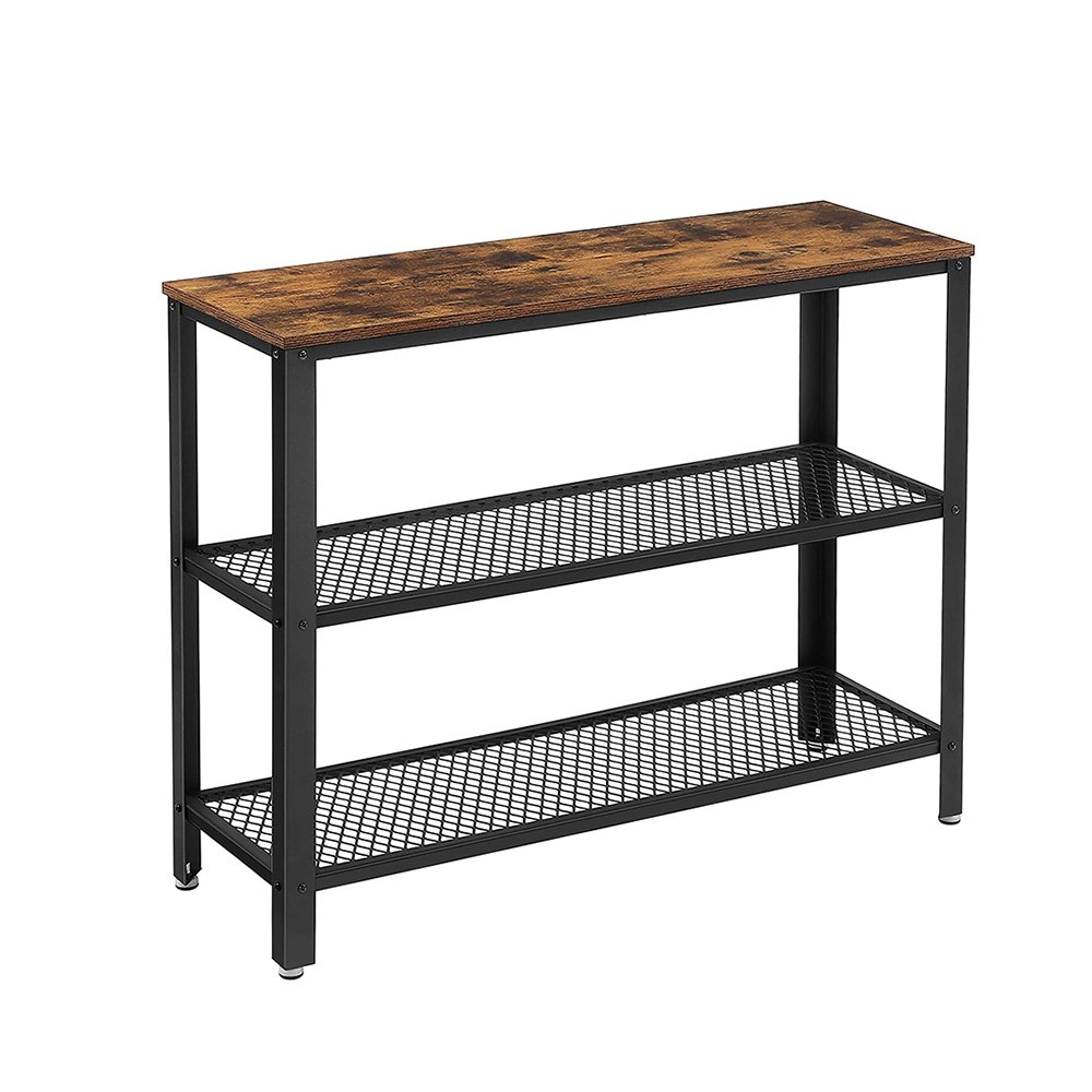 0044999_0 Μεταλλική Κονσόλα με 2 Ράφια 101.5 x 35 x 80 cm Vasagle (LNT81BX) (VASLNT81BX)