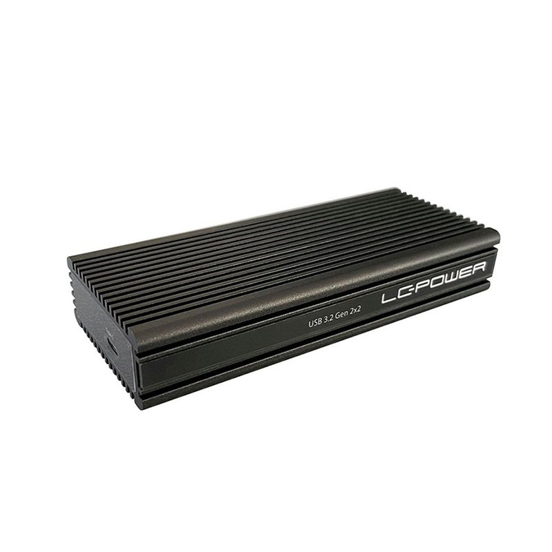 0047708_0 LC-Power Θήκη για M.2 NVMe SSD με σύνδεση Type-C USB 3.2 (Μαύρο) (LC-M2-C-NVME-2X2) (LCM2-C-NVME-2X2)