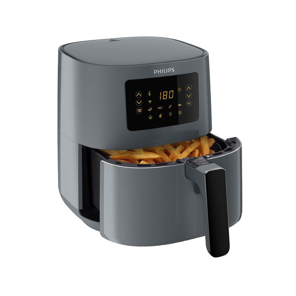0065973_0 Philips Φριτέζα Αέρος με Wi-Fi 4.1lt Γκρι (HD9255/60) (PHIHD9255-60)