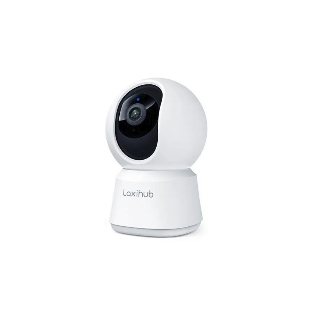 0066475_0 Laxihub Indoor Wi-Fi UHD 2K/3MP Pan Tilt Zoom Privacy Camera (P2T) (LAXP2T)