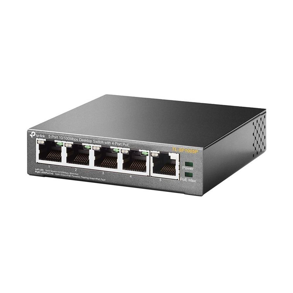 0012346_0 TP-LINK Switch V12 10/100 Mbps 5 Ports (TL-SF1005P) (TPTL-SF1005P)