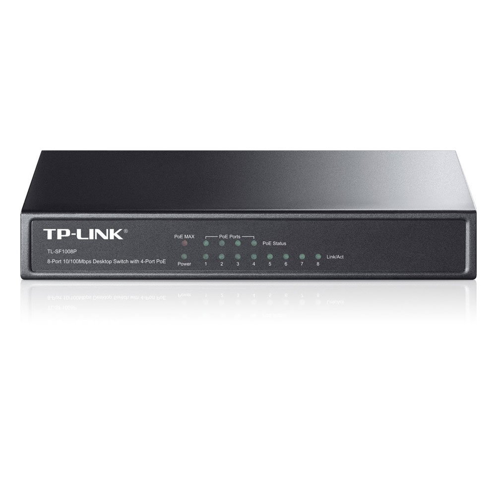0023977_0 TP-LINK Switch V8 10/100 Mbps 8 Ports (TL-SF1008P) (TPTL-SF1008P)