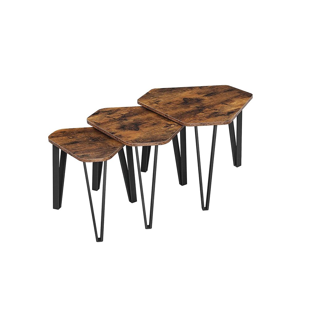 0058357_0 Vasagle Set of 3 Nesting Coffee Table (LNT14BX) (VASLNT14BX)