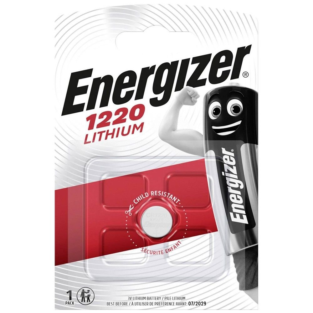 0062830_0 Energizer Μπαταρία Λιθίου Ρολογιών CR1220 3V 1τμχ (9281905) (ENE9281905)