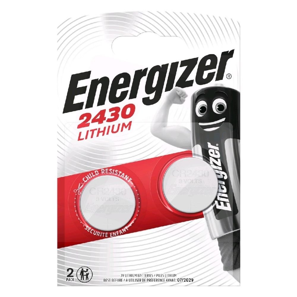 0062843_0 Energizer Μπαταρίες Λιθίου Ρολογιών CR2430 3V 2τμχ (9283117) (ENE9283117)