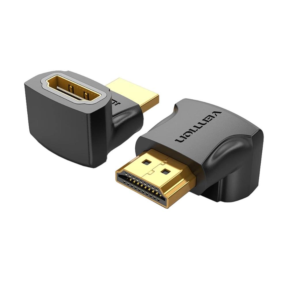 0066742_0 VENTION HDMI 270° Male to Female Adapter Black (AINB0) (VENAINB0)