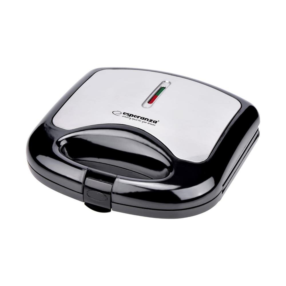 0067829_0 Esperanza Τοστιέρα για 2 Τοστ 1000W Μαύρη (EKT011) (ESPEKT011)