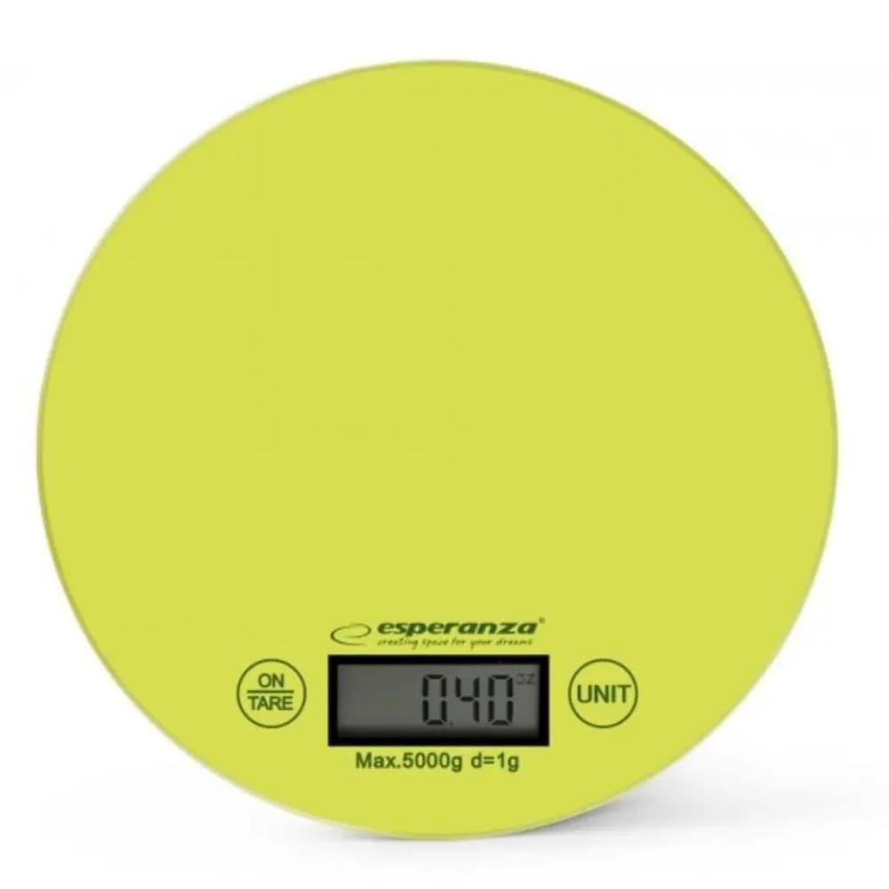 0067839_0 Esperanza EKS003 Ψηφιακή Ζυγαριά Κουζίνας 1gr/5kg Green (EKS003G) (ESPEKS003G)