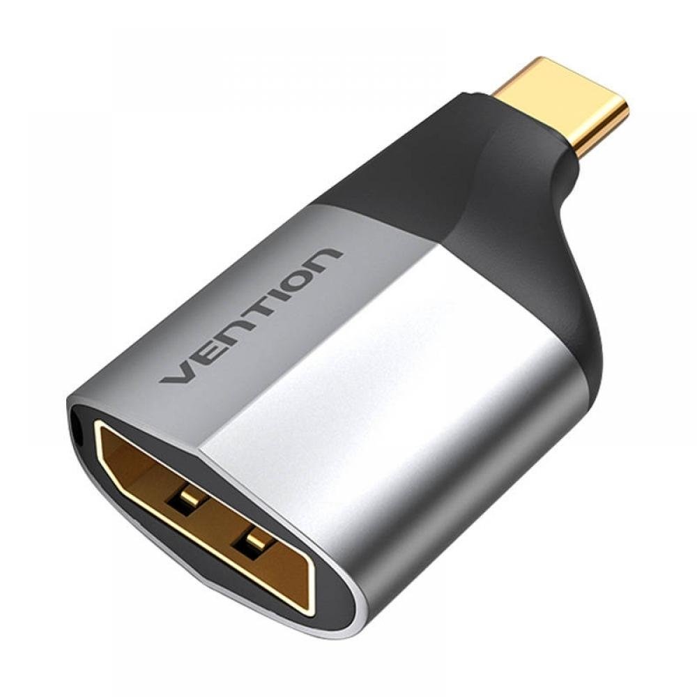 0069432_0 VENTION Type-C to DisplayPort Adapter Gray Metal Type (TCCH0) (VENTCCH0)