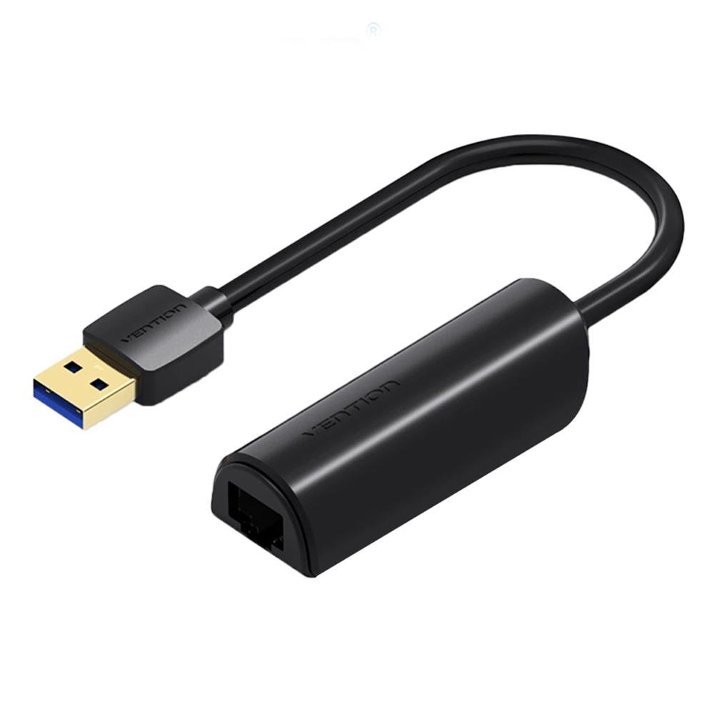 0069543_0 VENTION USB 3.0 to Gigabit Ethernet Adapter ABS Type Black 0.15M (CEHBB) (VENCEHBB)