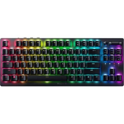 Razer DeathStalker V2 Pro TKL Ασύρματο Gaming Πληκτρολόγιο με Razer Linear διακόπτες και RGB φωτισμό (Αγγλικό US) (RZ03-04370100-R3M1)