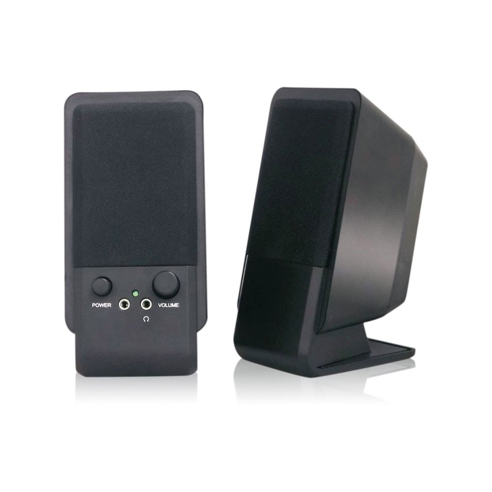 0005129_0 MediaRange Compact desktop Speaker (Black) (MROS352)