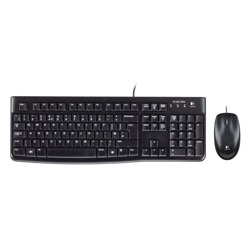 0005440_0 Logitech MK120 Desktop Combo GR (Black