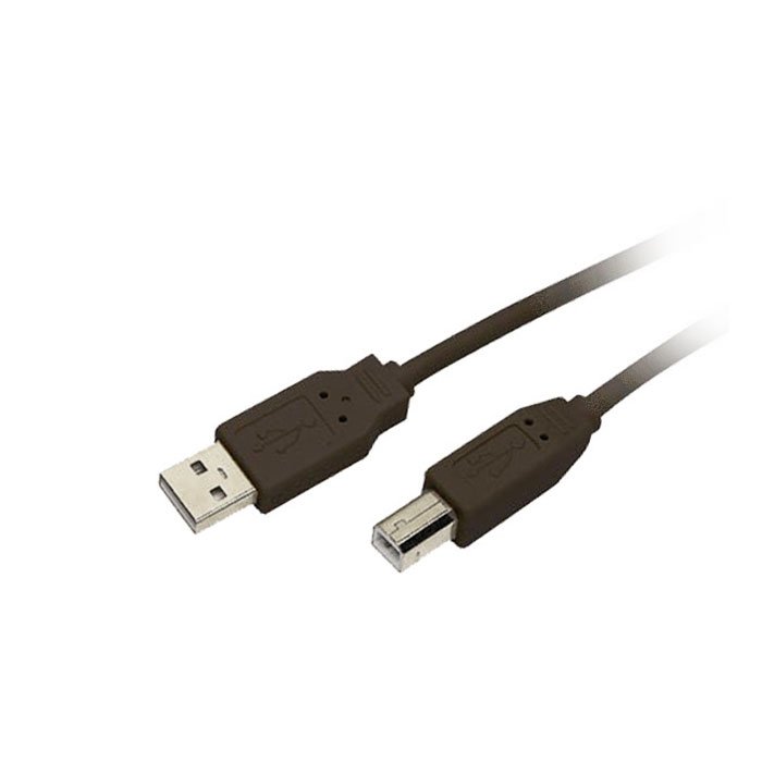 0009004_0 Καλώδιο MediaRange USB 2.0 AM/BM 5.0M Black (MRCS102)