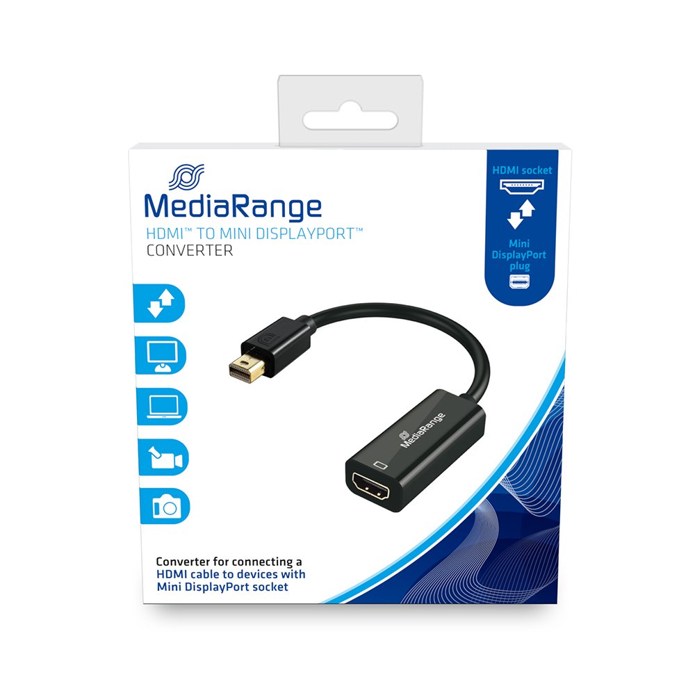 0019513_0 Καλώδιο MediaRange HDMI High Speed to Mini DisplayPort converter