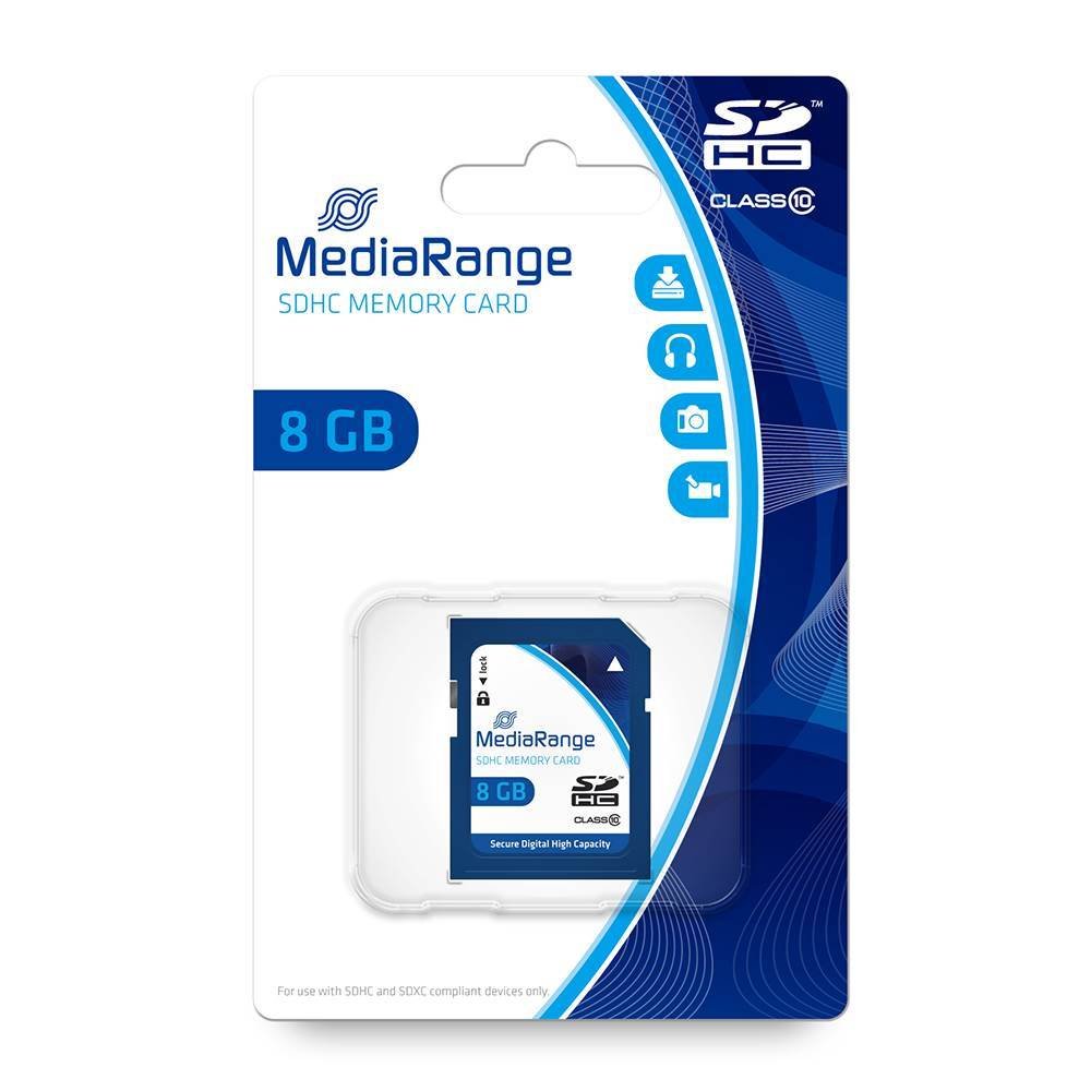0019860_0 MediaRange SDHC Class 10 8 GB (High Capacity) (MR962)