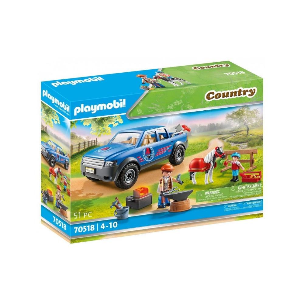 0072627_0 Playmobil Country Mobile Blacksmith with Light Effect για 4-10 ετών (70518) (PLY70518)