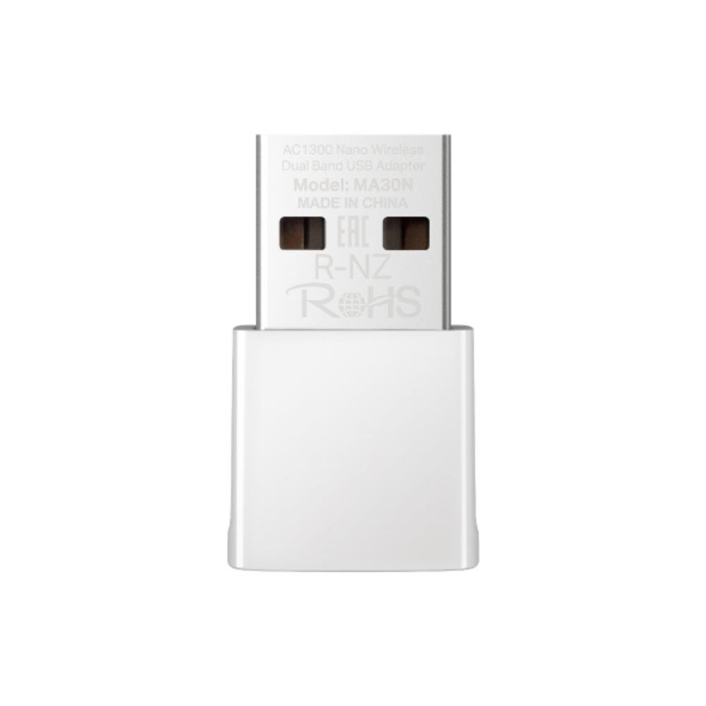 0074235_0 Mercusys AC1300 Nano Wireless Dual Band USB Adapter (MA30N) (MERMA30N)
