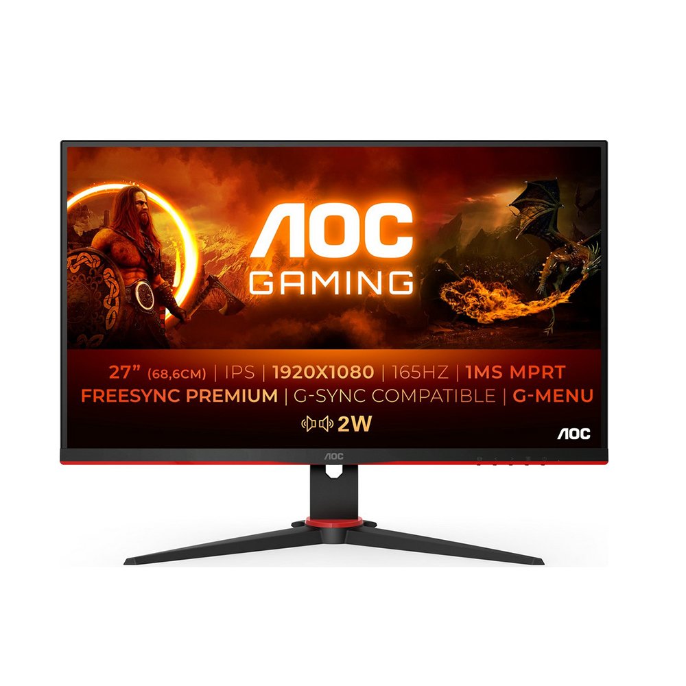 0074275_0 AOC 27G2SPAE Gaming Monitor 27'' with speakers (27G2SPAE/BK) (AOC27G2SPAE)