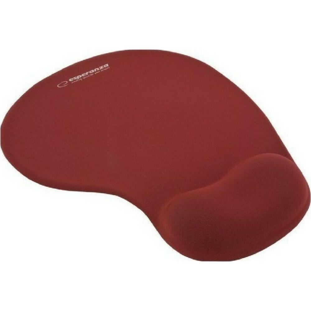 0067944_0 Esperanza Gel Mouse Pad 230mm με Στήριγμα καρπού Κόκκινο (EA137R) (ESPEA137R)