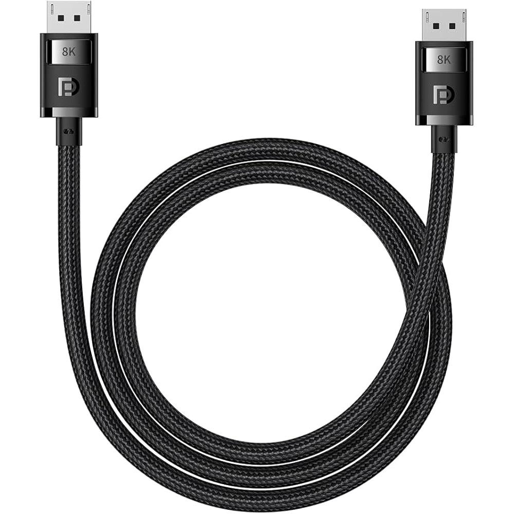 0068330_0 Baseus Καλώδιο DP 8K σε DP 8K High Definition 1.5m Μαύρο (B00633706111-01) (BASB00633706111-01)