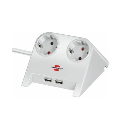 Brennenstuhl Desktop-Power USB-Charger with 2x USB-2.0 charger 2100mA 2-way socket