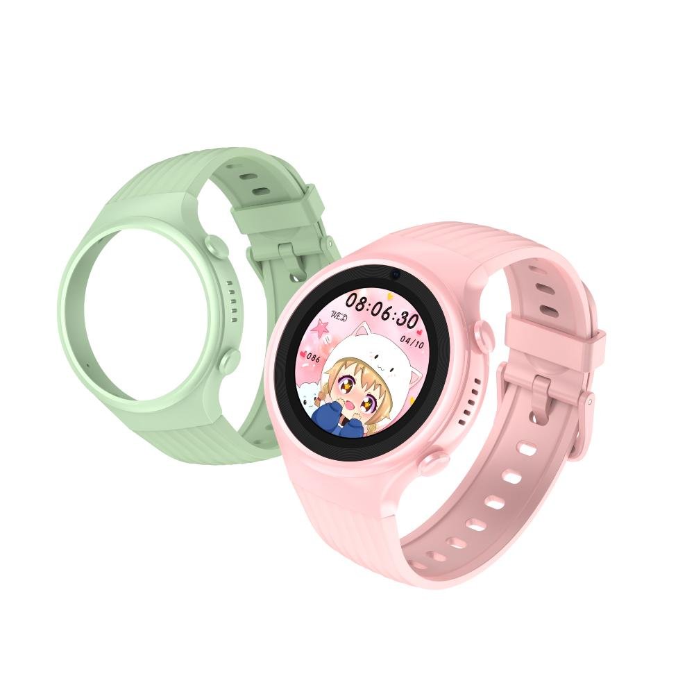 0074752_0 Kiddoboo x Lagenio WatchMe 4G K5 Pink/Mint (KBLGK5PM)