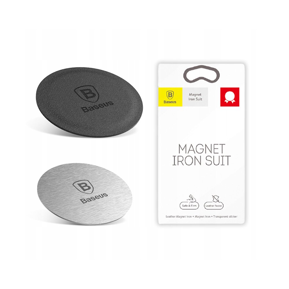 0050859_0 Baseus Car Mount Magnet Iron Suit for cases Silver (ACDR-A0S) (BASACDR-A0S)