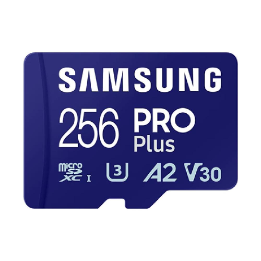 0064997_0 Samsung Pro Plus microSDXC 256GB Class 10 U3 V30 A2 UHS-I with USB Reader (MB-MD256SB/WW) (SAMMB-MD256SB-WW)