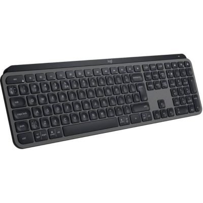 Logitech MX Keys S Ασύρματο Bluetooth Πληκτρολόγιο Αγγλικό US (920-011587) (LOGMXKEYSSBK)