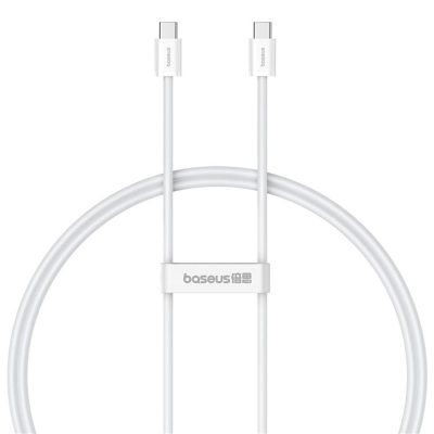 Baseus USB 2.0 Cable USB-C male - USB-C 100W Λευκό 2m (P10365200211-04) (BASP10365200211-04)