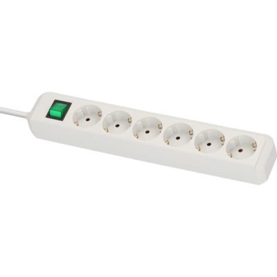 Brennenstuhl Eco-Line Πολύπριζο Ασφαλείας 6 Θέσεων με Διακόπτη και Καλώδιο 1
