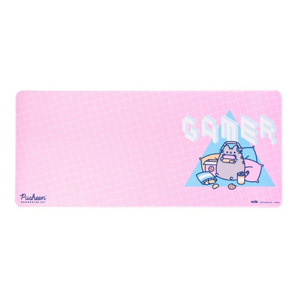 0075103_0 Grupo Erik Pusheen The Cat Gaming Mouse Pad XXL 800mm Ροζ (28804) (ERIK28804)