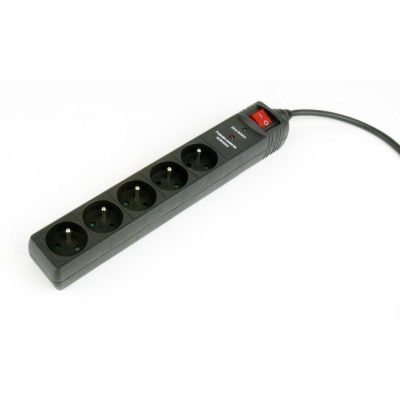 Gembird Power Strip 5 X French Socket/3m (SPF5-C-10) (GEMSPF5-C-10)