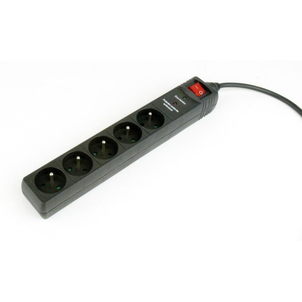 0075414_0 Gembird Power Strip 5 X French Socket/3m (SPF5-C-10) (GEMSPF5-C-10)