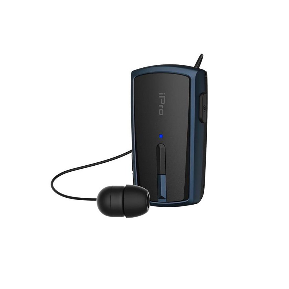 0046907_0 Ακουστικό Bluetooth iPro RH120 Retractable Μαύρο-Μπλε (RH120BBL) (IPRORH120BBL)