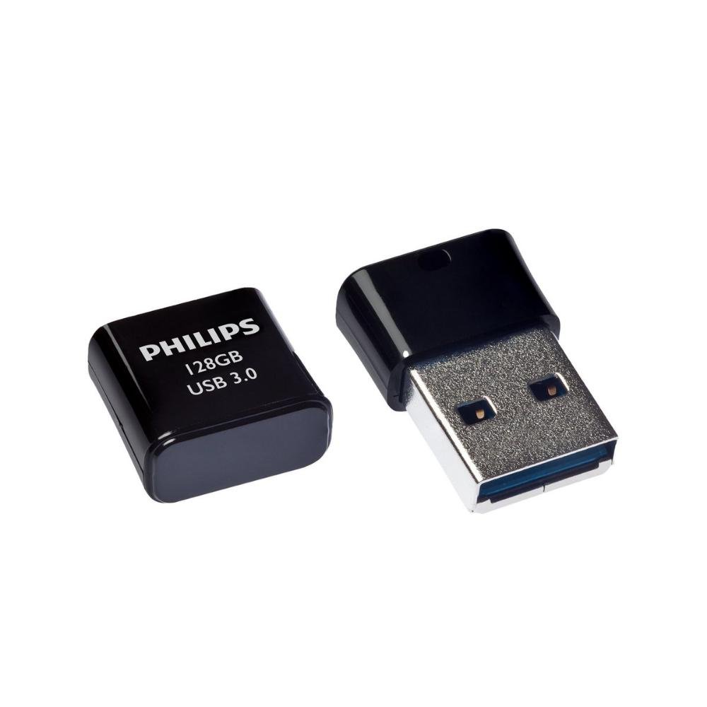 0066032_0 Philips Pico 128GB USB 3.0 Stick Μαύρο (FM12FD90B/00) (PHIFM12FD90B-00)